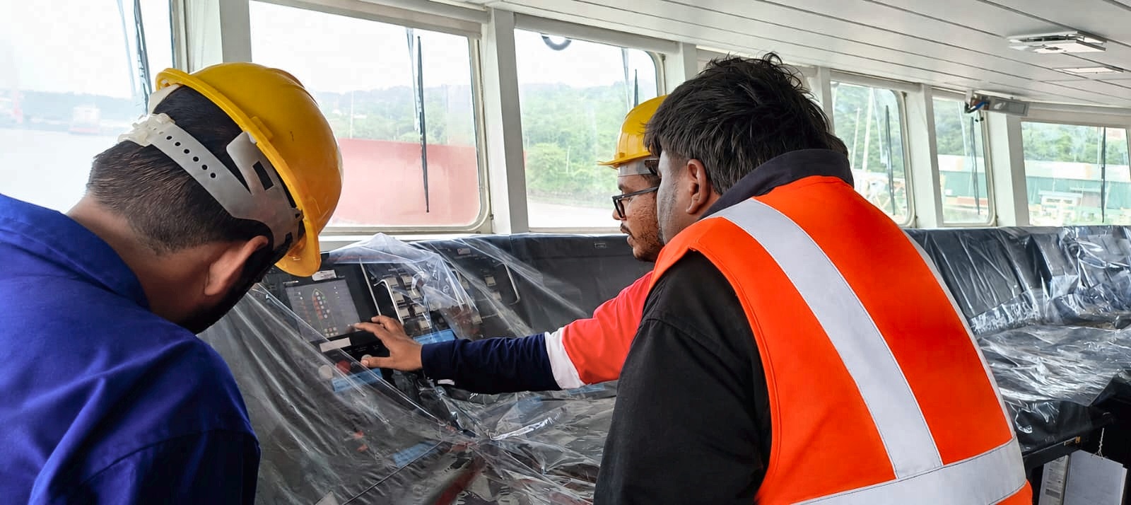 Bridge Control Console Inspection