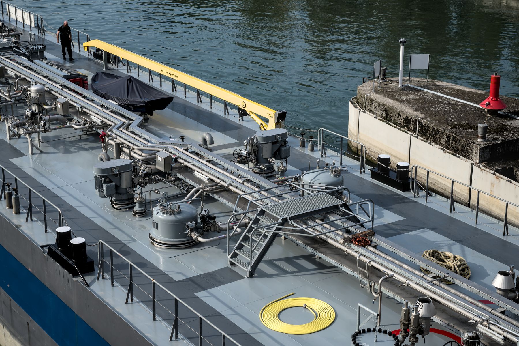 Industrial marine vessel deck and engineering systems